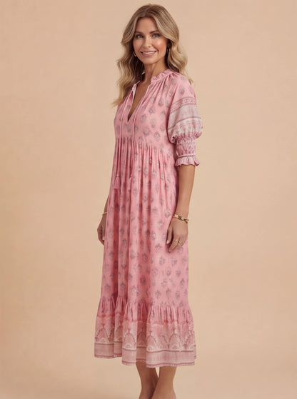Robe Bohème Imprimée