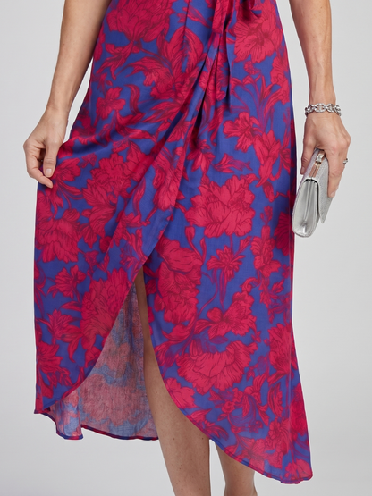 Robe Portefeuille Fleurie