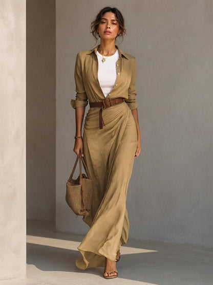 Robe Élégante Ceinturée