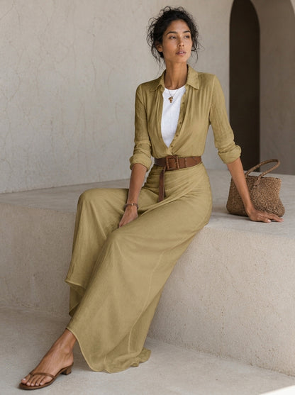 Robe Élégante Ceinturée