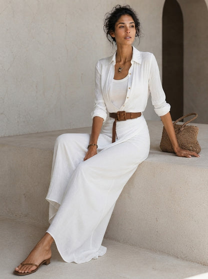 Robe Élégante Ceinturée