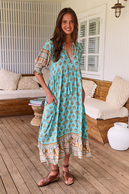 Robe Bohème Imprimée