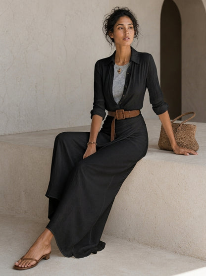 Robe Élégante Ceinturée