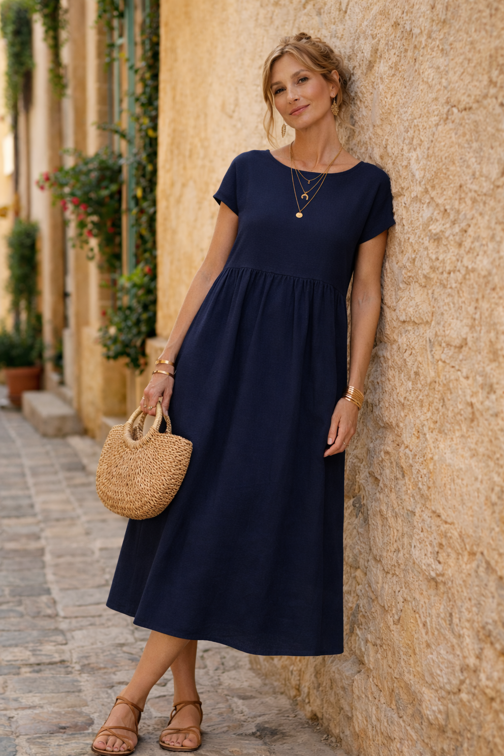 Robe Midi Coton Doux