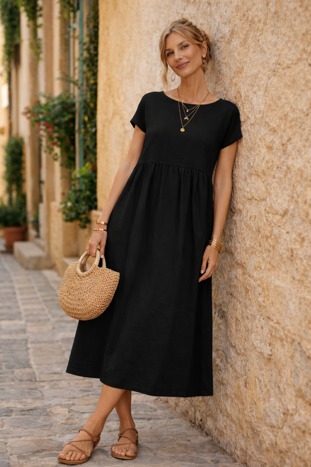 Robe Midi Coton Doux