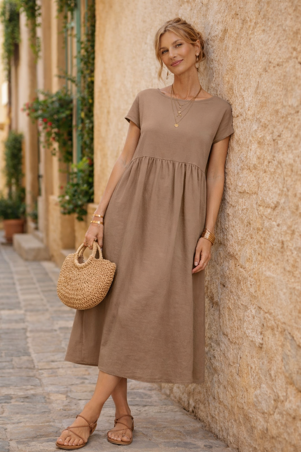 Robe Midi Coton Doux