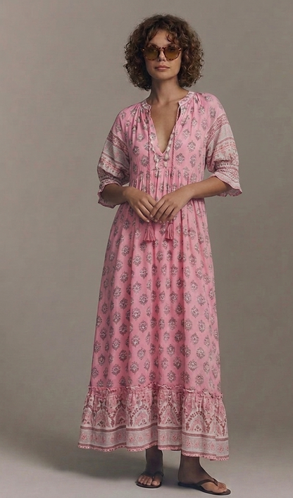 Robe Bohème Imprimée