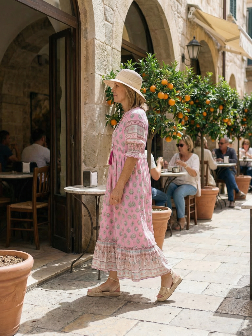 Robe Bohème Imprimée