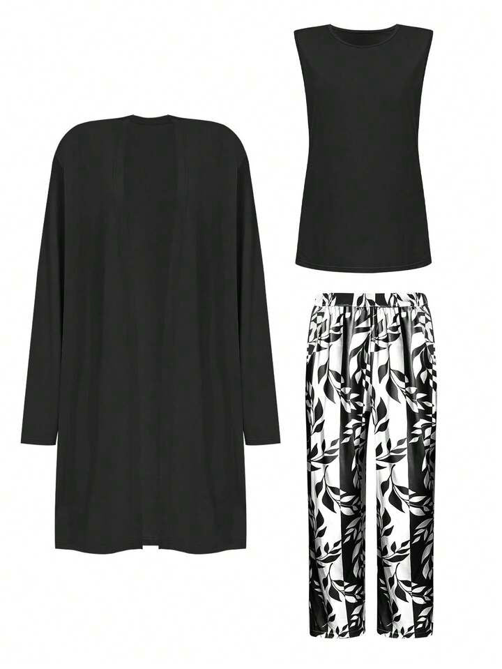 Ensemble Fleuri Trois Pièces