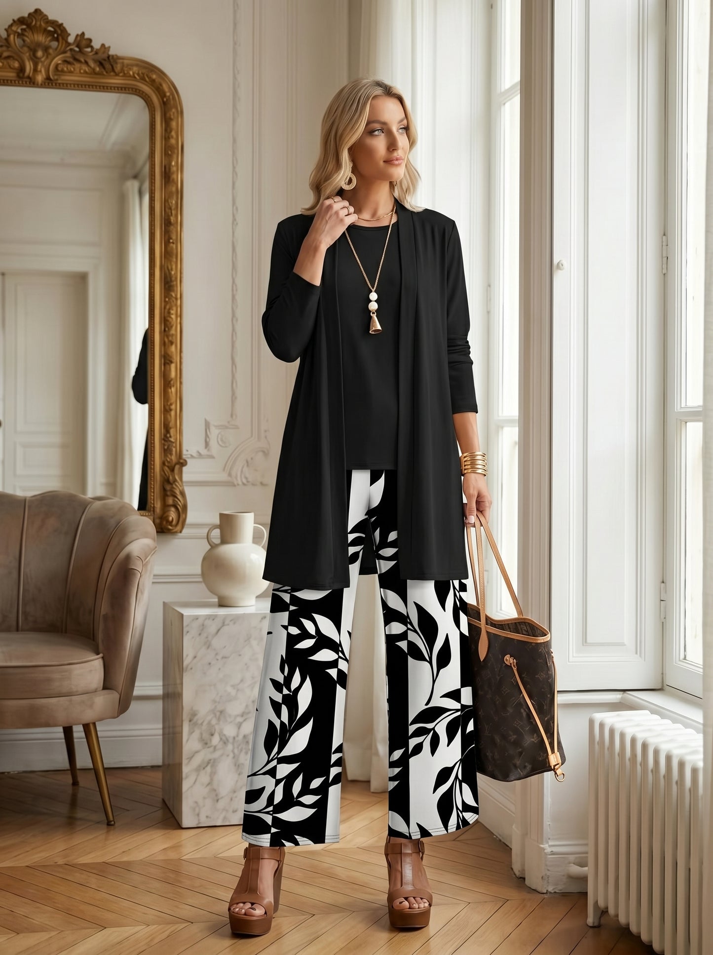 Ensemble Fleuri Trois Pièces
